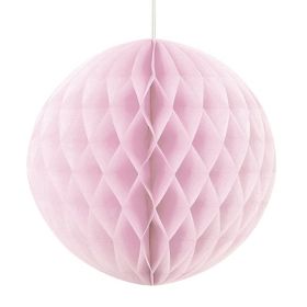 Light Pink Honeycomb Ball Party Decoration 20cm