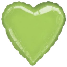 Lime Green Heart Foil Balloon
