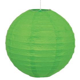 Lime Green Round Lantern Party Decoration 25cm