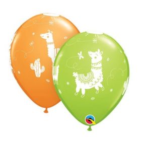 Llama Latex Balloons 11", pk6