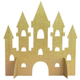 Gold Glitter Castle Table Decorations