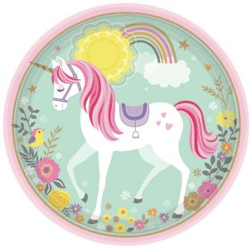 8 Magical Unicorn Party Plates