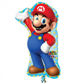 Super Mario Supershape Foil Balloon 33"