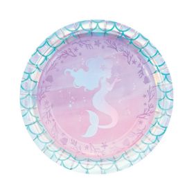 8 Mermaid Shine Dessert Plates