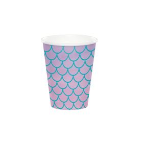 8 Mermaid Shine Paper Cups