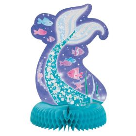 Mermaid Party Honeycomb Centrepiece 35cm