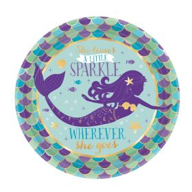 Mermaid Wishes Party Dessert Plates