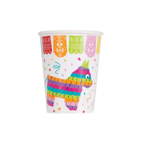 Mexican Fiesta Party Cups 270ml, pk8