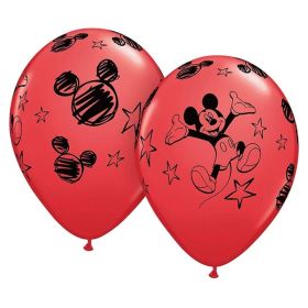 Disney Mickey Mouse Latex Balloons 12", pk6
