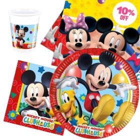 Mickey Mouse Party  Tableware Pack For 8