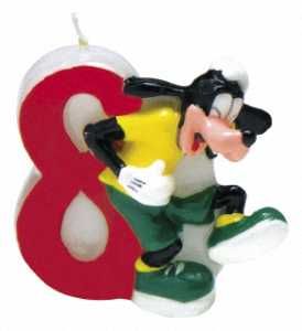 Mickey Mouse Party Candle No.8 (Goofy)