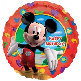 Mickey Mouse Party Happy Birthday Foil Balloon 17''