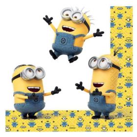 Minions Party Napkins 33cm x 33cm, pk16