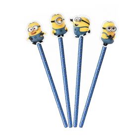 Minions Pencil with Eraser Topper