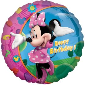 Minnie Mouse Happy Birthday Foil Balloon 18''