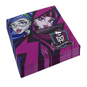 Monster High Party Napkins 33cm x 33cm, pk20