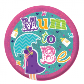 Mum to Be Holographic Badge