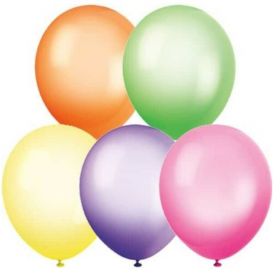 Neon Assorted Latex Balloons 12", pk10