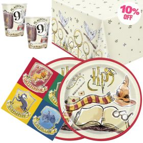 Harry Potter Party Tableware Pack for 16