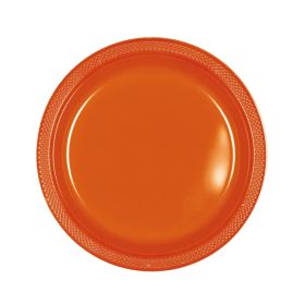Orange Plastic Plates