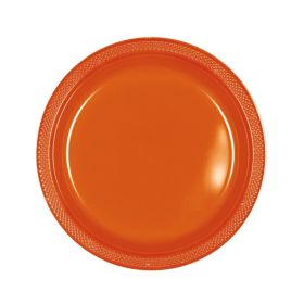 Orange Plastic Plates