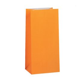 Orange Paper Party Bags