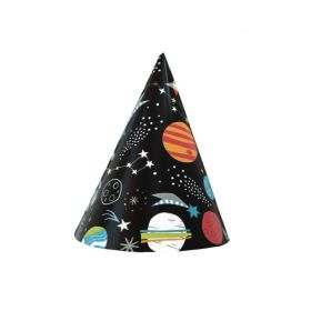 Outer Space Party Hats, pk8