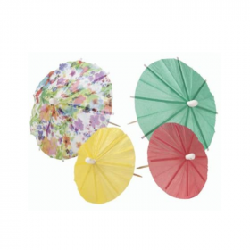 Floral Fiesta Pretty Parasol Picks