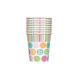 Pastel Baby Shower Cups