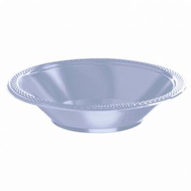 Pastel Blue Plastic Party Bowls, pk20