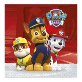 20 Paw Patrol Party Napkins