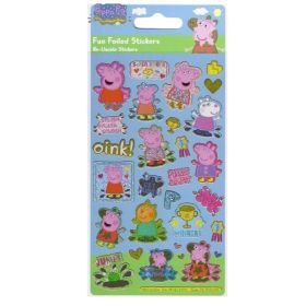 Peppa Pig Golden Boots Re-Usable Foil Stickers