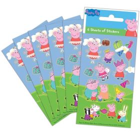Peppa Pig Party Bag Stickers