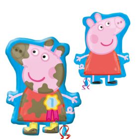 Peppa Pig 2-sided Supershape Foil Balloon 19"