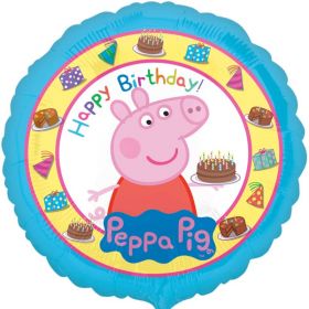 Peppa Pig Happy Birthday Foil Balloon 17''