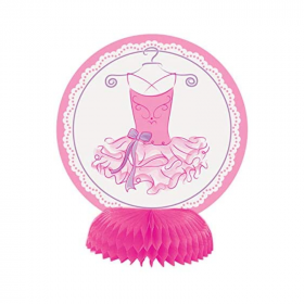 Pink Ballerina Mini Honeycomb Decorations