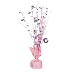 Pink Spray Centrepiece Balloon Weight 30cm