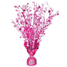 Pink Glitz Birthday Party Centerpiece Balloon Weight 