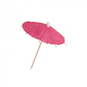 Pink Parasol Food Picks, pk12