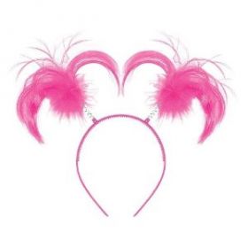 Pink Party Ponytail Headbopper
