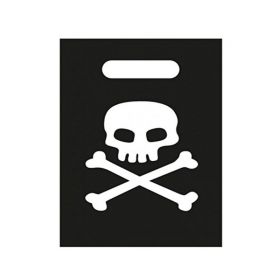 Pirate Skull and Crossbones Party Bags, pk8