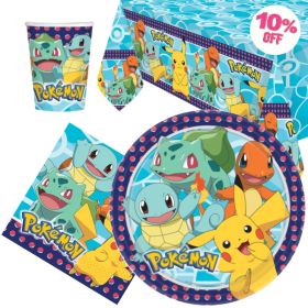 Pokemon Party Tableware Pack for 8