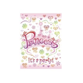 8 Princess Diva Party Invitations