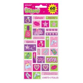 60 Princess Stickers