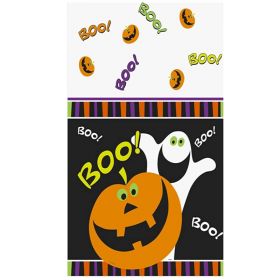 Pumpkin Boo Halloween Party Tablecover