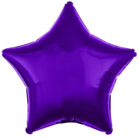 Purple Star Foil Balloon