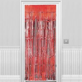 Red Door Curtain