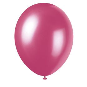 Pink Rose Latex Balloons