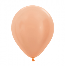 Metallic Rose Gold Latex Balloons 11"