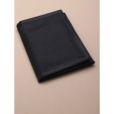 Plain black wallet